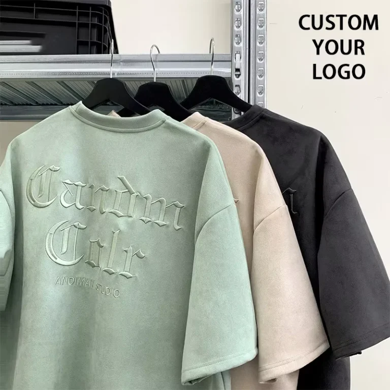 CHINEE-High-Quality-Black-280-Gsm-Blank-Plain-Oversized-Boxy-Graphic-T-Shirts-Custom-3D-Embroidery-T-Shirts-Tshirt-for-Men