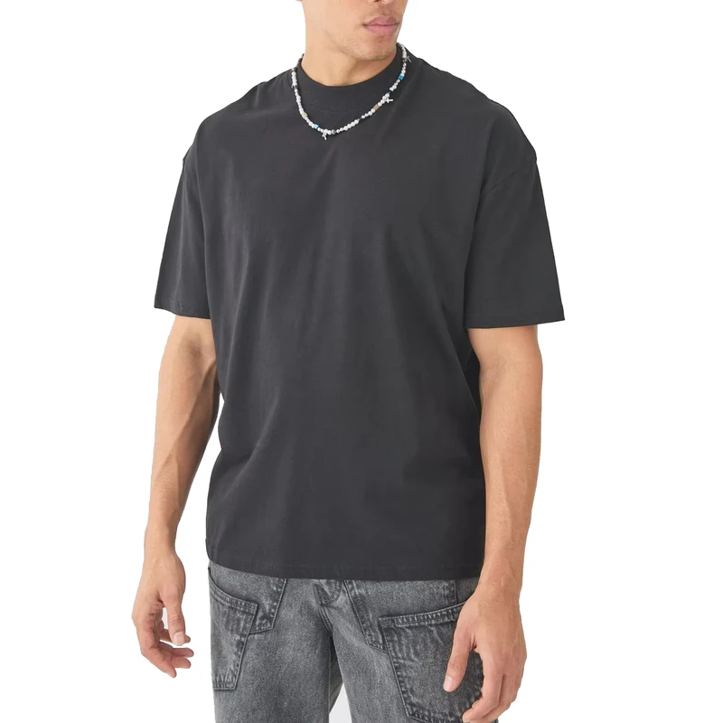 CHINEE-High-Quality-Custom-Logo-100-Cotton-Crew-Fitness-Puff-Printing-Tshirt-Men-Breathable-Thick-Oversize-Crew-Neck-T-Shirt