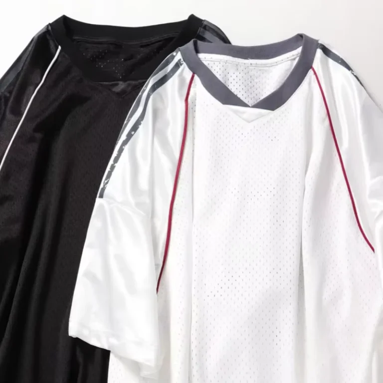 CHINEE-High-Quality-Custom-Logo-Sporty-Knitted-Breathable-Anti-UV-Regular-Fit-T-Shirt-with-Drop-Shoulder-Quick-Dry-Feature