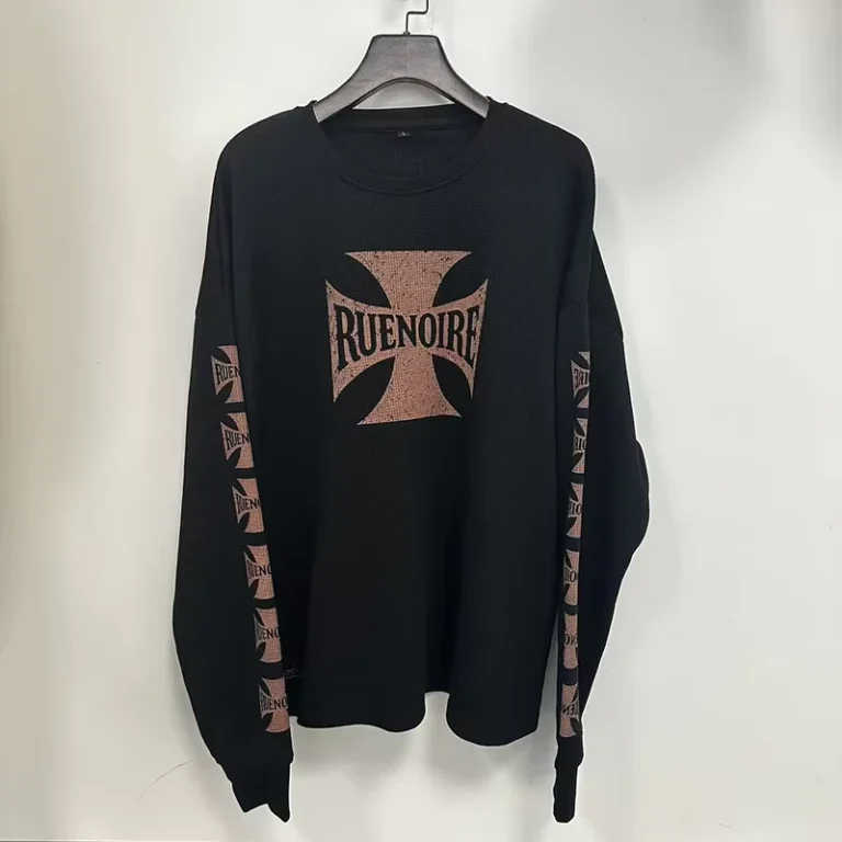 CHINEE-High-Quality-Digital-Printing-Sweatshirts-Thermals-for-Men-Casual-Long-Sleeve-T-shirt-Heavy-Custom-Waffle-Fabric