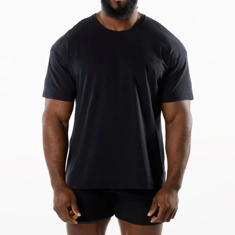 CHINEE-High-Quality-Gym-180-Gsm-Quick-Drying-Sports-Sweat-95-Cotton-5-Elastane-Fitness-T-Shirt-for-Men