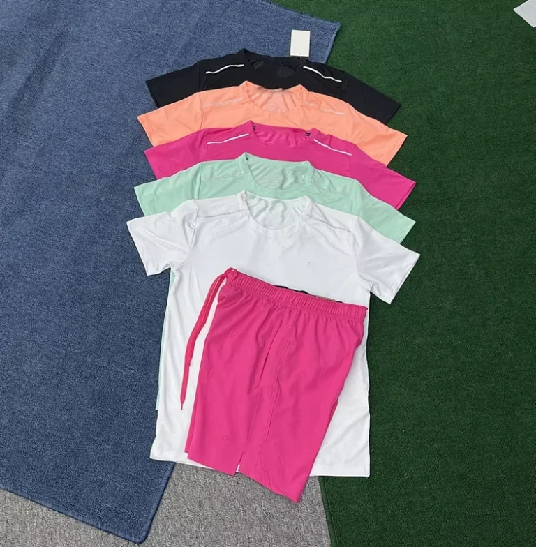 CHINEE-High-Quality-Unisex-Gym-T-Shirts-Shorts-Quick-Dry-Breathable-Anti-Bacterial-Fitness-Soccer-Wear-Short-Sleeve-100-Polyester-Suit