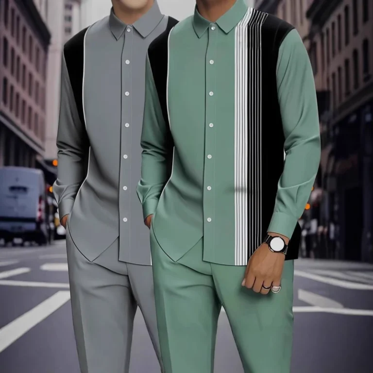 CHINEE-High-Quality-Vintage-Knitted-Clothing-Set-for-Men-Retro-Casual-Autumn-Winter-Pant-with-Animal-Print-Shirt-Sets