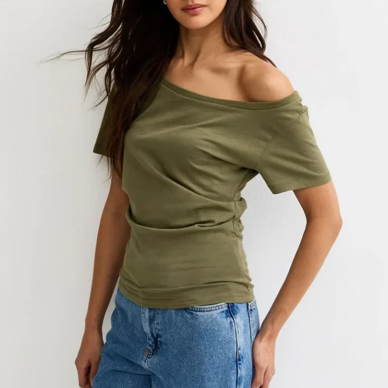 CHINEE-High-Quality-Women-Off-Shoulder-T-Shirt-Loose-Fit-Casual-Wear-Custom-Design-Fashion-Top-Factory-Price