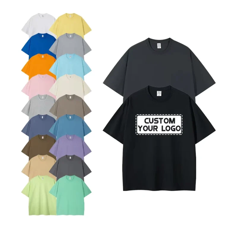 CHINEE-Hign-Quality-Custom-Mens-100-Cotton-Oversized-T-Shirt-Puff-Printing-Logo-Unisex-Blank-Short-Sleeve-Tee-Tshirt-for-Men-Women
