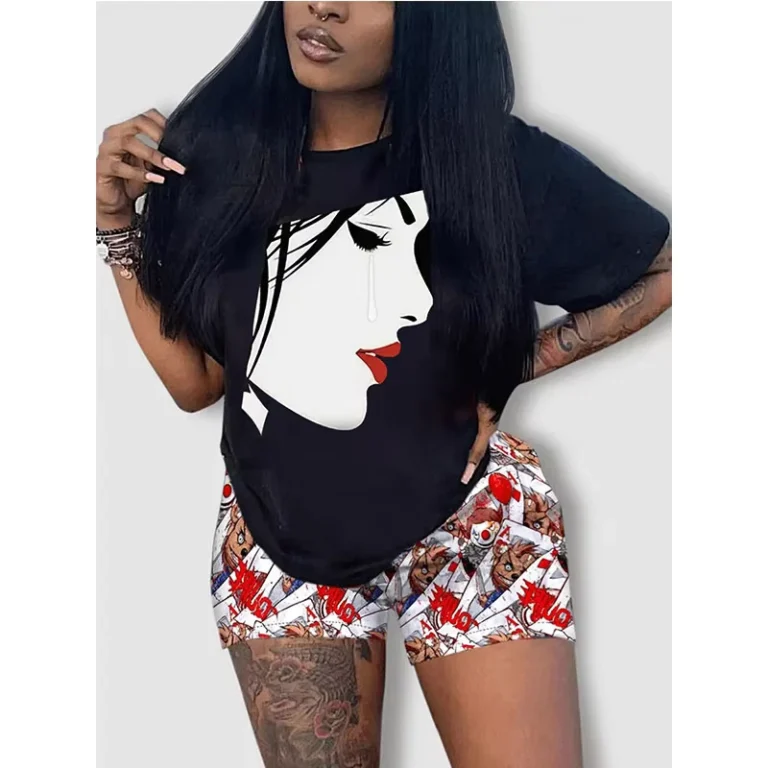 CHINEE-Hot-New-Summer-Street-Fashion-Print-High-Stretch-O-Collar-Regular-Casual-Hip-Hop-Lace-Anti-Wrinkle-Breathable-Quick-Dry-T-shirt
