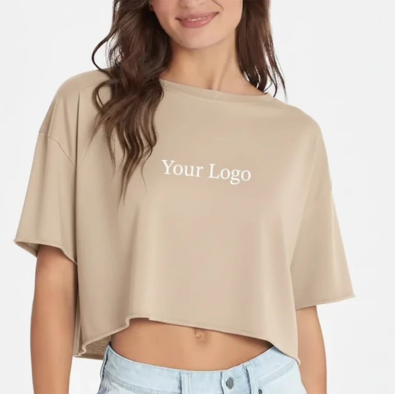 CHINEE-Hot-Selling-100-Cotton-Jersey-Crop-Top-Fit-O-Neck-Womens-T-shirt-Lightweight-Fashionable-Gym-Wear-Breathable-T-Shirt