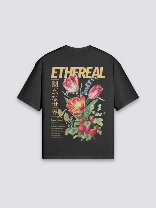 CHINEE-Japanese-Flower-T-Shirt-Breathable-Summer-Water-Wash-Pure-Cotton-Fashion-Brand-Half-Sleeve-T-Shirts