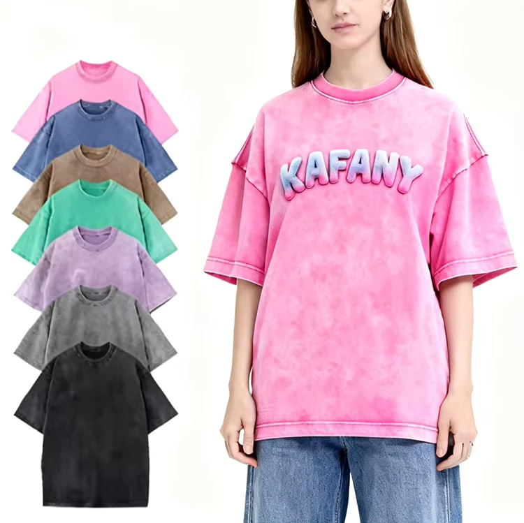 CHINEE-Kafany-Clothing-Customization-Mens-Retro-Print-240g-100-Cotton-Solid-Regular-Fit-Breathable-Eco-Friendly-T-shirt
