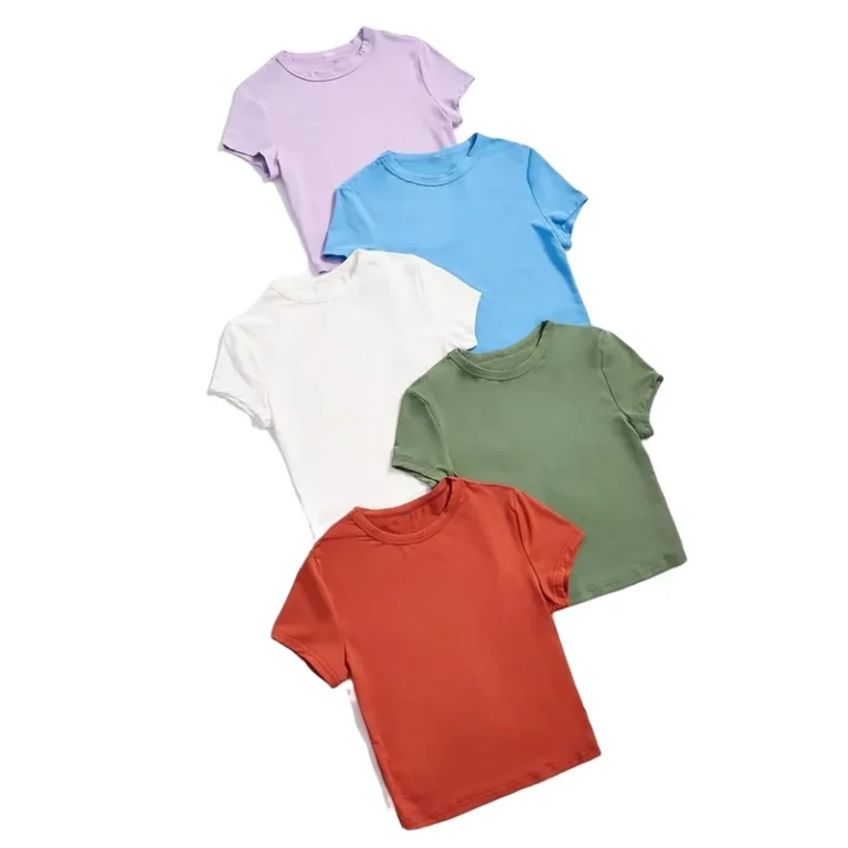 CHINEE-Kids-Polyester-Cotton-Short-Sleeve-T-Shirt-Breathable-Soft-Eco-Friendly-Knitted-Smart-Casual-Summer-Cool-Colorful-Toddler