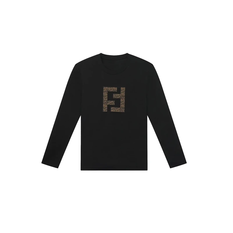CHINEE-LONFENDE-Autumn-Slim-Fit-Daily-Vintage-T-shirt-Fashion-Printed-Classic-Logo-Round-Neck-Long-Sleeve-Top