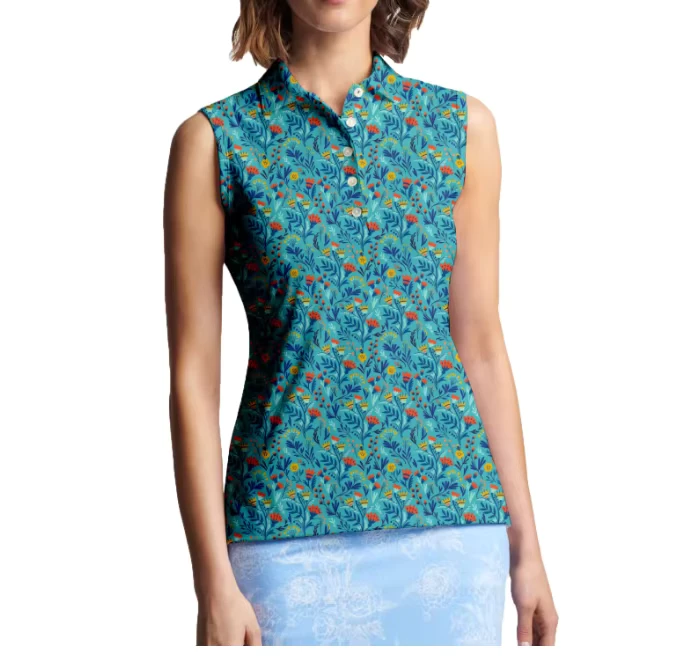 CHINEE-Ladies-Sport-T-shirt-Sublimation-Sleeveless-Custom-Womens-Polo-t-Wear-Spandex-Apparel-Golf-Shirt