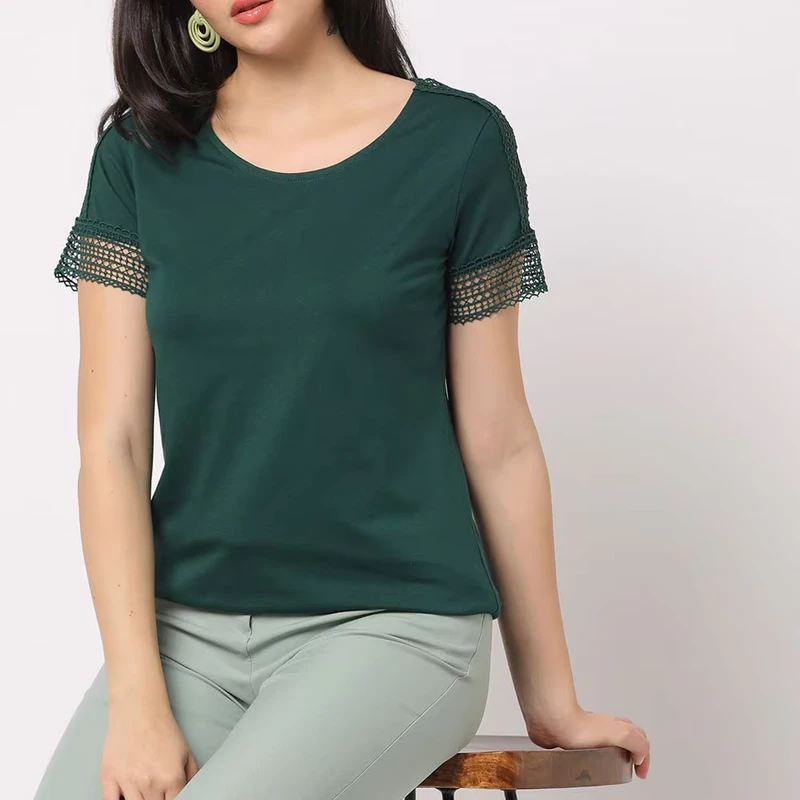 CHINEE-Latest-Design-Womens-Casual-Summer-Knitted-T-Shirt-High-Quality-100-Cotton-Breathable-Quick-Dry-Half-Sleeve-WASONS