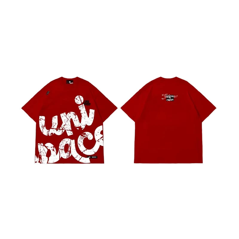 CHINEE-Logo-print-Decoration-for-Teen-Girls-Eco-Friendly-Oversized-T-Shirt