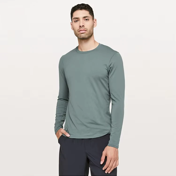 CHINEE-Long-Sleeve-Comfortable-Breathable-Quick-Dry-Round-Neck-Men-T-Shirt