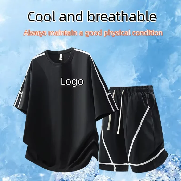 CHINEE-Low-Price-Custom-New-Summer-Heavyweight-T-Shirt-Mens-Short-Sleeve-Faux-Two-Piece-Polyester-Quick-Drying-Sports-Suit-8XL