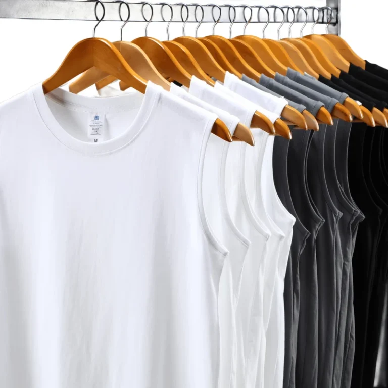 CHINEE-Man-Gym-Fitness-Muscle-Shirts-Tee-230g-Heavyweight-Tank-Singlet-Homme-En-Coton-T-shirts-Mens-tank-Top-Undershirt-for-Men