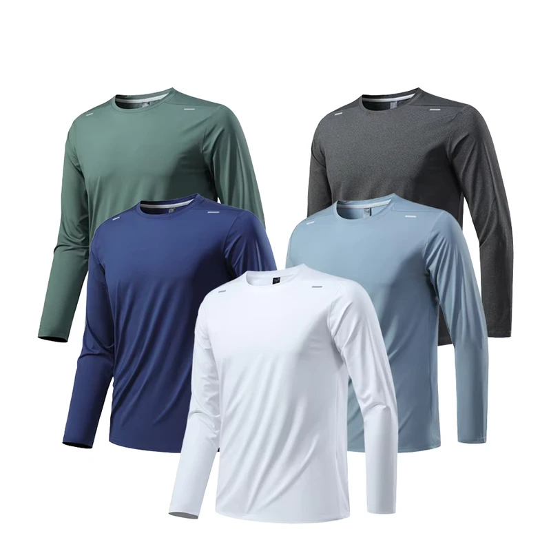 CHINEE-Manufacturer-Custom-Logo-Blank-Eco-Friendly-Knitted-Sports-Quick-Dry-Neck-T-Shirt-Long-Sleeve-Mens-Autumn-Ice-Silk-Thin-Fitness
