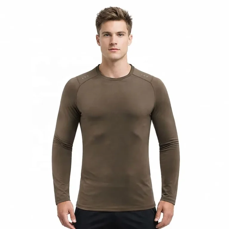 CHINEE-Manufacturer-Custom-OEM-Fitness-Workout-Casual-Men-Gym-Sport-O-Neck-Polyester-Quick-Dry-Blank-Long-Sleeve-T-shirt-for-Men