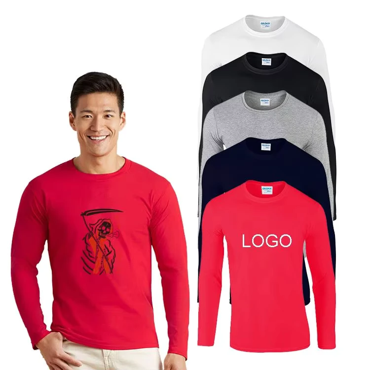 CHINEE-Manufacturers-Blank-T-Shirt-Clothing-Long-Sleeve-Casual-T-Shirts