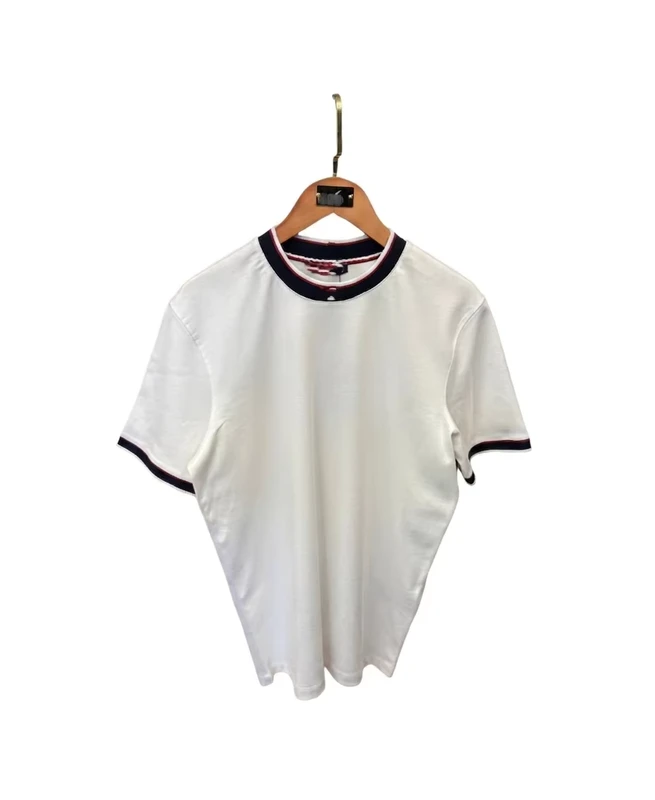 CHINEE-Men-Plus-Size-Customizable-Cotton-Solid-300-Grams-Anti-Pilling-Satin-Anti-Wrinkle-T-Shirt-Short-Sleeve-Crew-Neck-Casual
