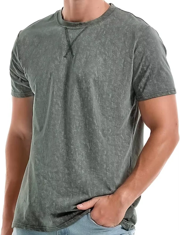 CHINEE-Men-Premium-Cotton-Crew-Neck-Loose-Tees-S-4XL-Plain-Soft-Cotton-Casual-T-Shirt