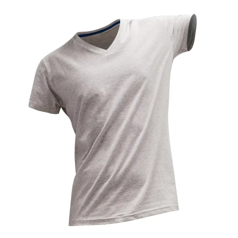 CHINEE-Men-Solid-V-Neck-T-Shirt-High-Quality-Cotton-200g-Breathable-Quick-Dry-Short-Sleeve-Loose-Fit-Unisex-Pattern-Custom-Logo-Left