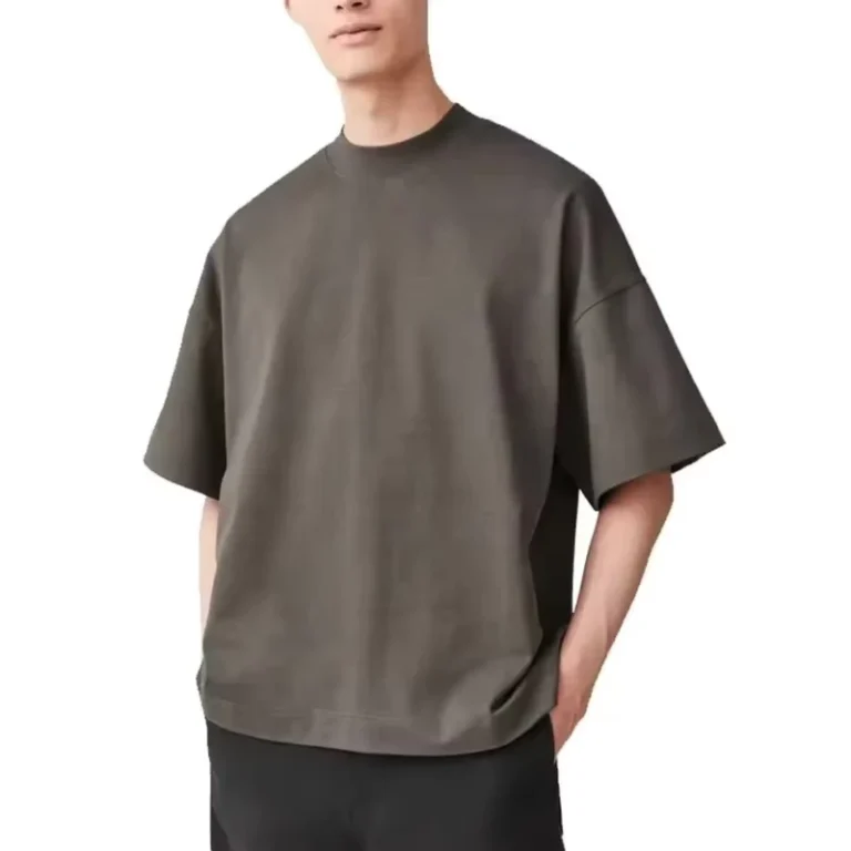 CHINEE-Mens-100-Cotton-Plus-Size-T-Shirt-DTG-Print-Streetwear-Graphic-Tees-Custom-Oversized-Blank-T-Shirt-with-Solid-Pattern-Design