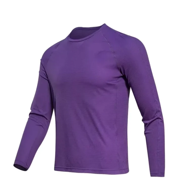 CHINEE-Mens-B253-Skinny-Fit-Custom-Printed-Long-Sleeve-Sports-T-Shirt-Breathable-Fitness-Training-Running-Wear-Stand-Collar-for-Summer