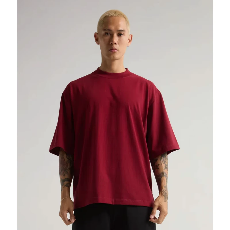 CHINEE-Mens-Basic-Oversized-T-shirt-Crew-Neck-Short-Sleeve-T-Shirt