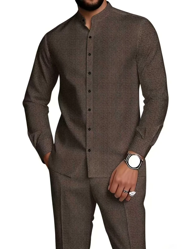 CHINEE-Mens-Casual-Autumn-Street-Style-T-Shirt-Trousers-Set-Long-Sleeve-Digital-Print-Outdoor-Sports-Vintage-2-Piece-Set-for-Holidays