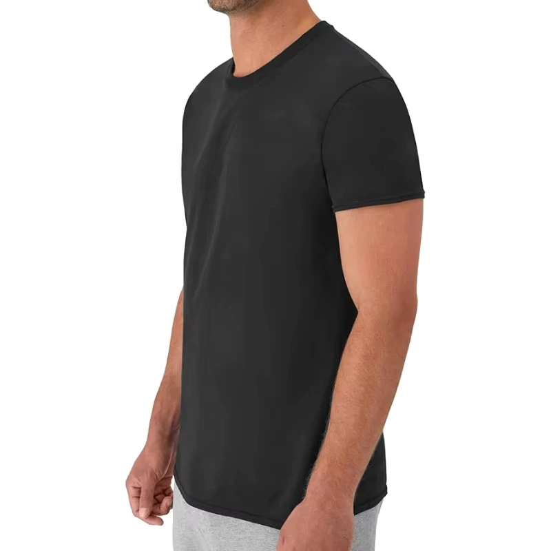 CHINEE-Mens-Crew-Neck-T-Shirt-Short-Sleeve-Regular-Fit-Plain-Dyed-Knitted-Eco-Friendly-180g-Casual-Wear-Cotton-Digital-Printing