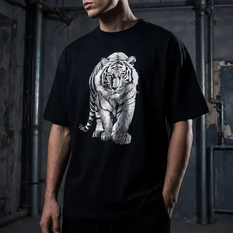 CHINEE-Mens-Custom-100-Cotton-Vintage-Crew-Neck-T-Shirt-Retro-Street-Style-Heavyweight-DTG-Direct-to-Garment-Printing-Solid-Color-7