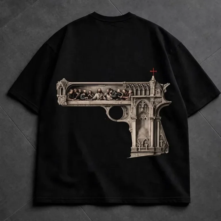 CHINEE-Mens-Custom-100-Cotton-Vintage-Crew-Neck-T-Shirt-Retro-Street-Style-Heavyweight-DTG-Direct-to-Garment-Printing-Solid-Color