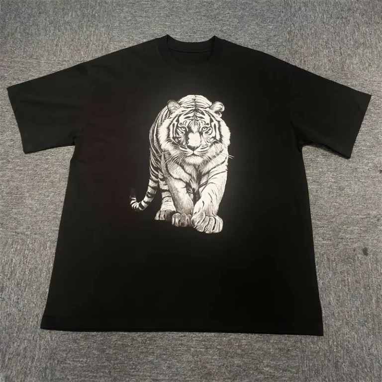 CHINEE-Mens-Custom-100-Cotton-Vintage-Crew-Neck-T-Shirt-Retro-Street-Style-Heavyweight-DTG-Direct-to-Garment-Printing-Solid-Color-8
