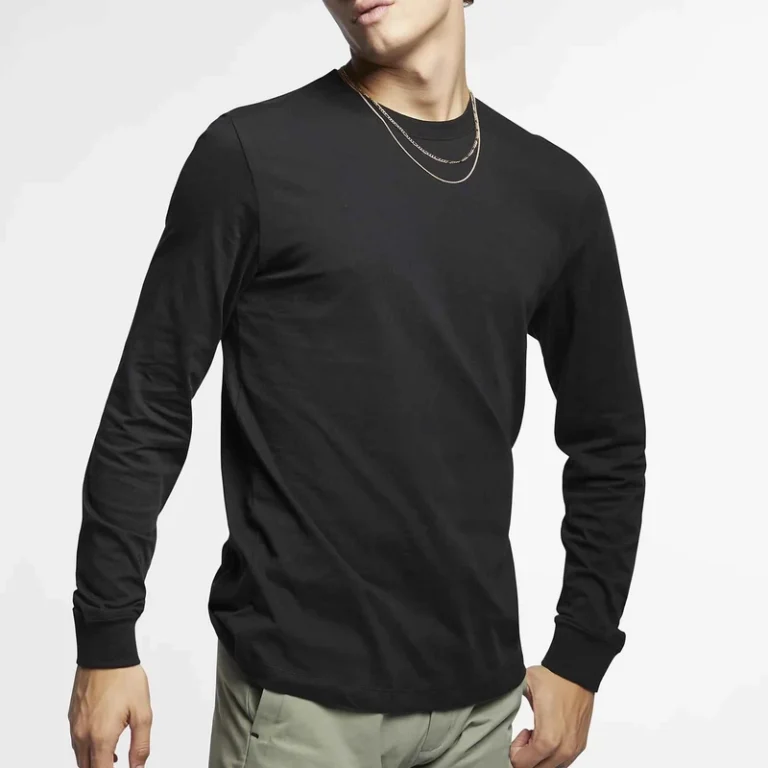 CHINEE-Mens-Custom-Logo-Training-T-Shirt-Regular-Crew-Neck-Full-Sleeve-Outdoor-Warm-Up-Casual-Knitted-Shirts