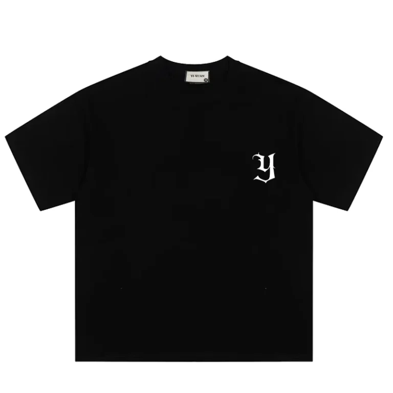 CHINEE-Mens-Fashion-Hip-Hop-Summer-Cotton-T-Shirt-Casual-Short-Sleeved-Street-Style-With-Personalized-Letter-Printed-Collar-Stock-Top
