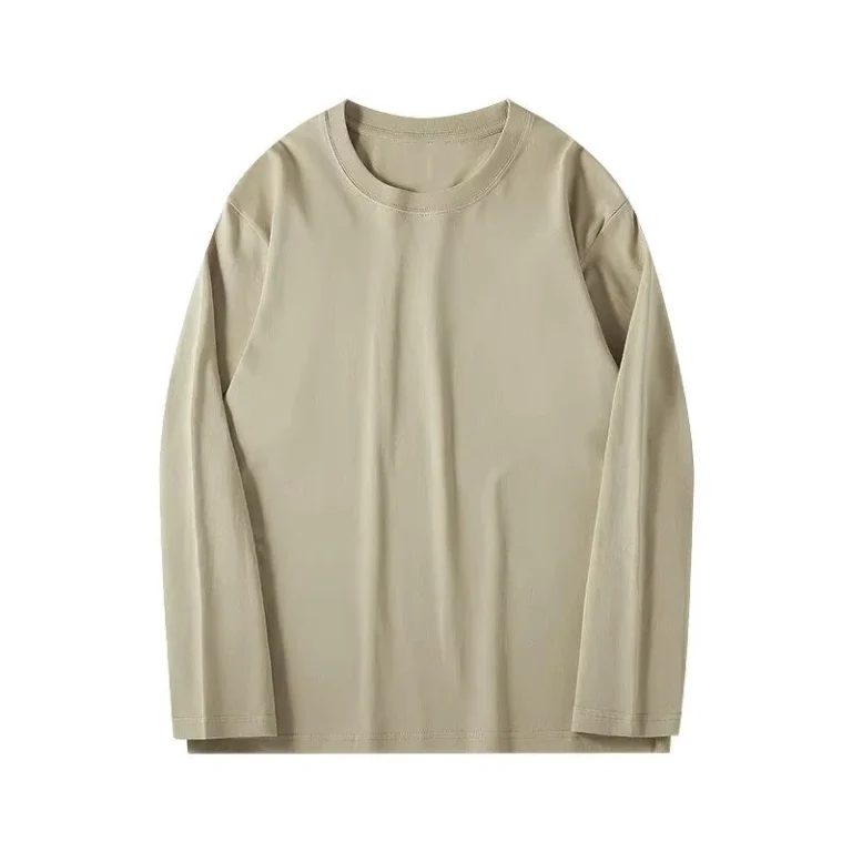 CHINEE-Mens-Full-Sleeve-Crew-Neck-Cotton-T-Shirt-Breathable-Casual-Everyday-Streetwear-Fashion-Wear-Top