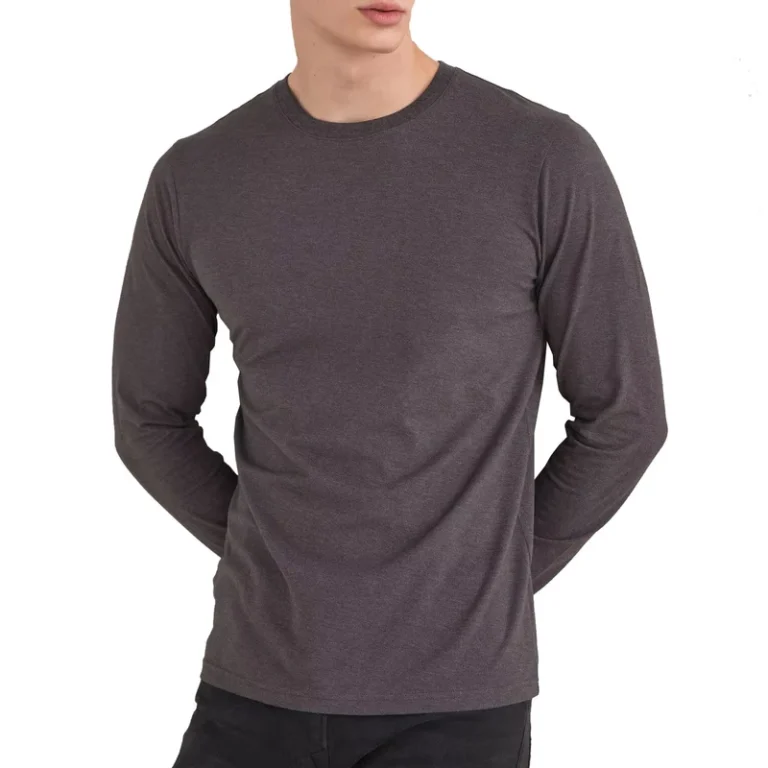 CHINEE-Mens-Full-Sleeve-Crew-Neck-T-Shirt-Soft-Cotton-Breathable-Fabric-Casual-Everyday-Streetwear-Wear-Top