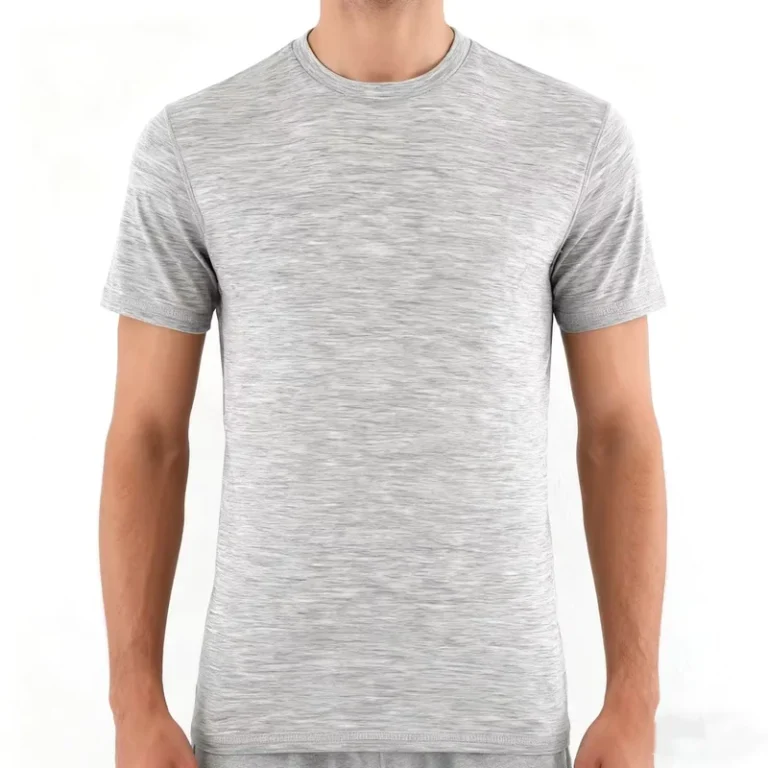 CHINEE-Mens-Light-Gray-Crew-Neck-T-Shirt-Slim-Fit-Short-Sleeve-Basic-Tee-for-Daily-Casual-Streetwear