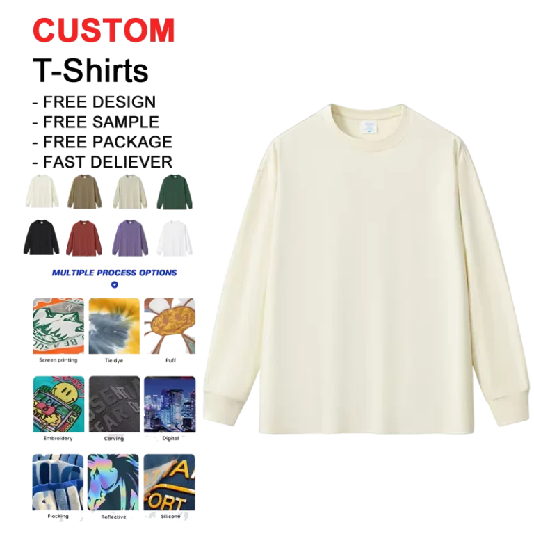 CHINEE-Mens-Long-Sleeve-T-shirt-Casual-Simple-Fashion-Digital-Print-Trend-Diamond-Printed-100-Cotton-Blank-T-shirt