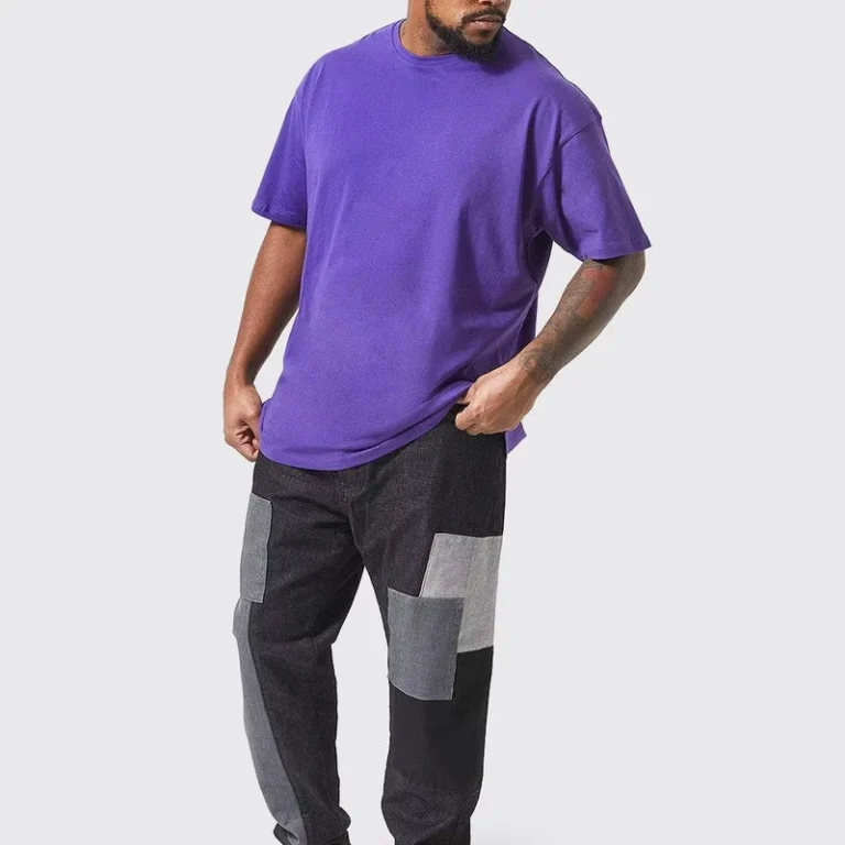 CHINEE-Mens-Oversized-Custom-Logo-T-Shirt-Luxury-Quality-Drop-Shoulder-with-Puff-Print-100-Cotton-Shirts-at-Factory-Low-Price