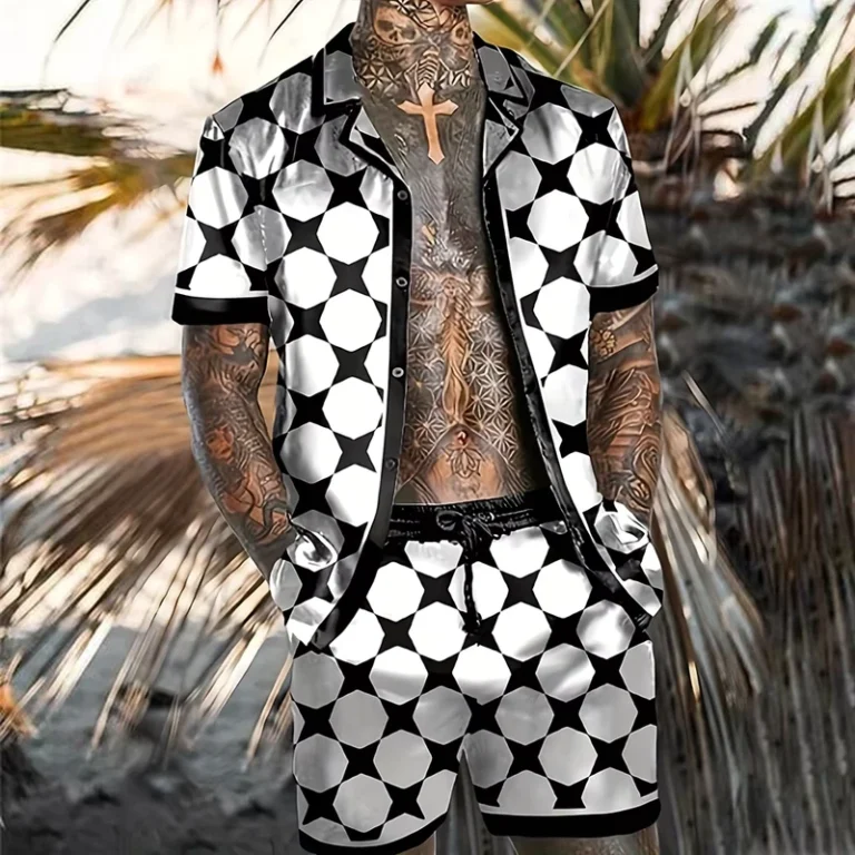 CHINEE-Mens-Short-Sleeve-Shirt-Set-Digital-Print-Outdoor-Sports-Casual-Vacation-Street-Shirt-Set-T-Shirt-Shorts-2-Piece-Set