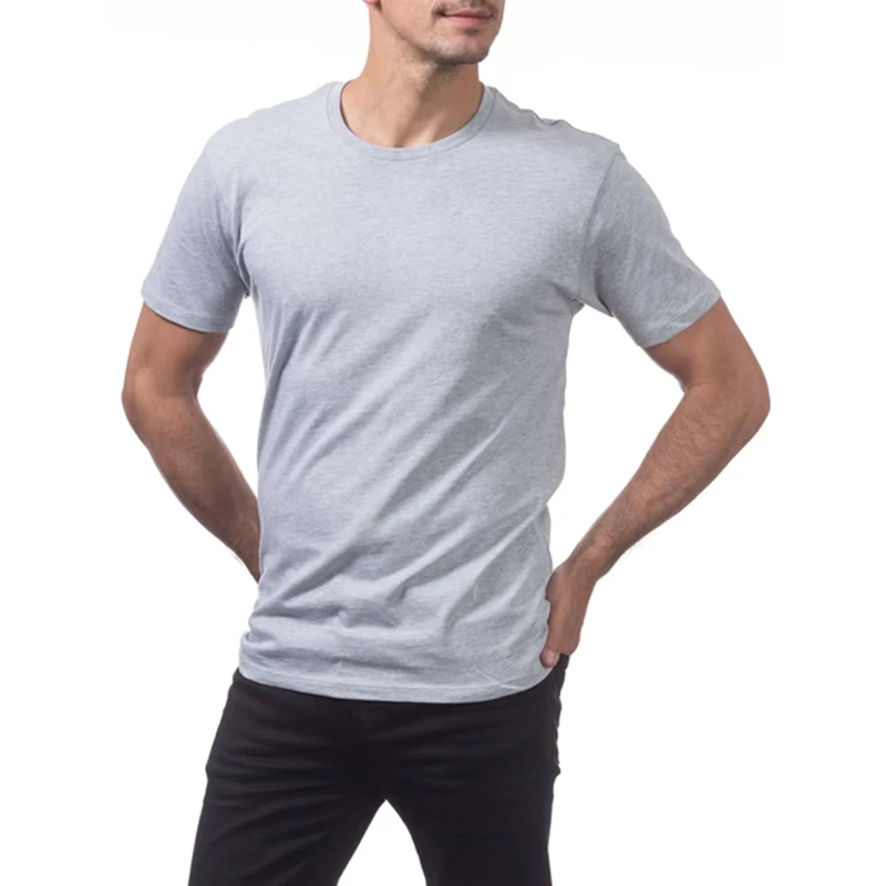 CHINEE-Mens-Slim-Fit-Short-Sleeve-Crewneck-T-Shirt-Mens-Size-Heavyweight-Crew-Neck-Short-Sleeve-Tee-Big-Tall-T-Shirt