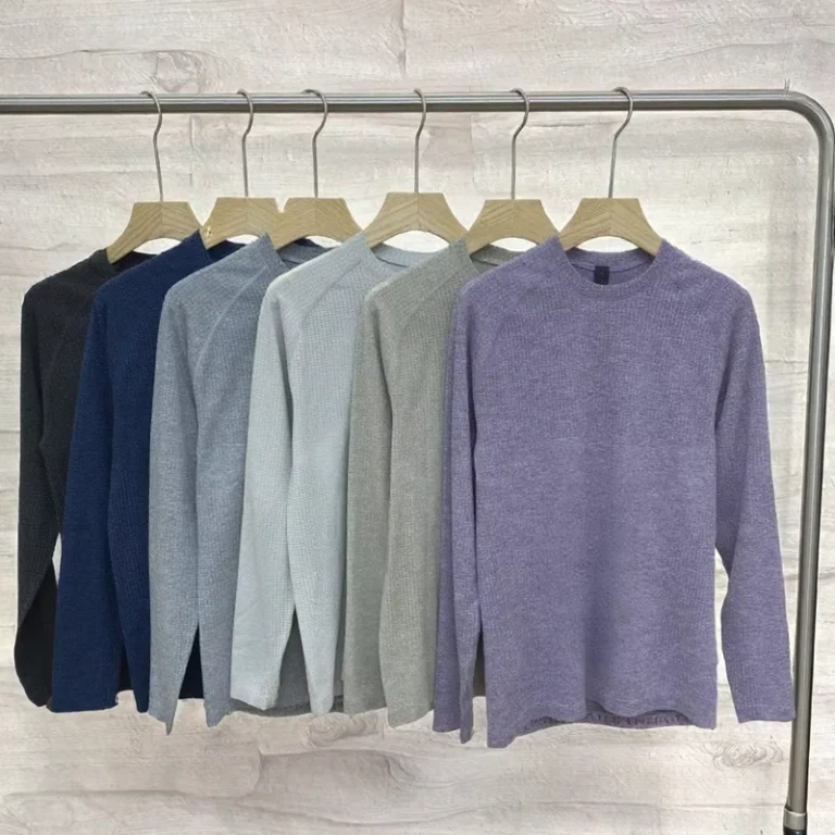 CHINEE-Mens-Solid-Casual-Long-Sleeve-T-Shirt-Spandex-Polyester-Knitted-Anti-Pilling-Moisture-Absorbing-Quick-Drying-Elastic-Breathable