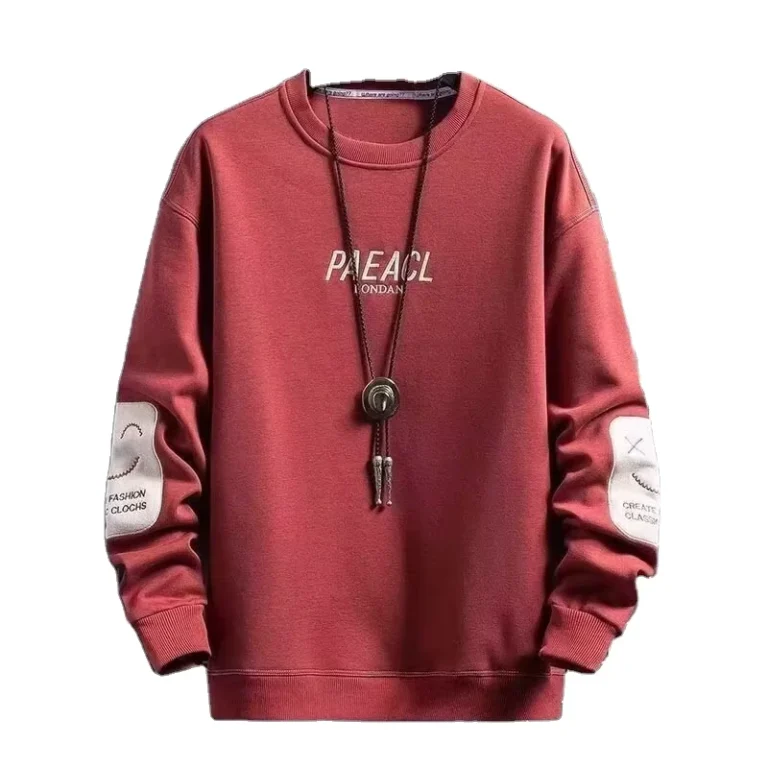 CHINEE-Mens-Spring-Loose-Fit-T-shirt-with-Round-Neck-for-Outdoor-Use