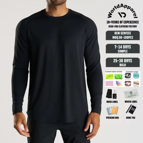 CHINEE-Mens-T-Shirt-Moisture-Wicking-Performance-Tee-for-Workouts-Running-and-Outdoor-Activities-Top-Athletic-Pullover-Long-Sleeve