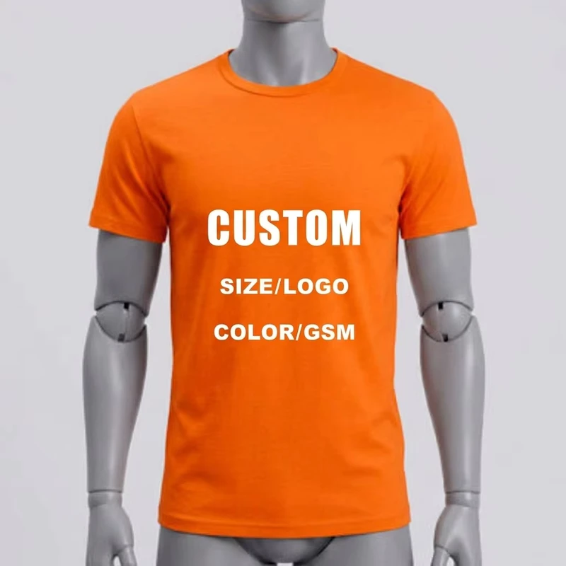 CHINEE-Mens-Unisex-Formal-T-Shirts-100-Polyester-Anti-Pilling-Short-Sleeve-Crew-Neck-OEM-ODM-Anti-Wrinkle