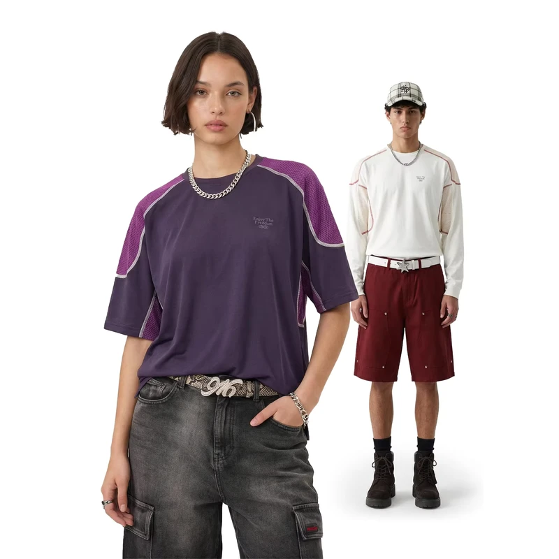 CHINEE-Mens-Wear-Zone-Partition-Cooling-Sports-T-Shirt-Spring-Summer-Streetwear-Trendy-Loose-Cool