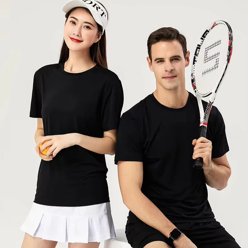 CHINEE-New-Arrival-Sporty-Casual-Cotton-O-Neck-T-Shirt-Quick-Dry-Breathable-Anti-Wrinkle-Customized-Short-Sleeve-Unisex